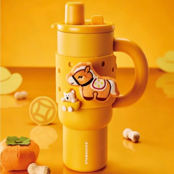 Starbucks Other - Starbucks China 2026 Year of the Horse Yuanbao Bear Stainless Steel Cup 40 oz.